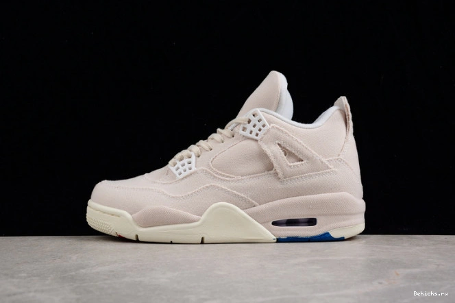 BK blank canvas dq4909-100 jordan (w) retro 4 1129